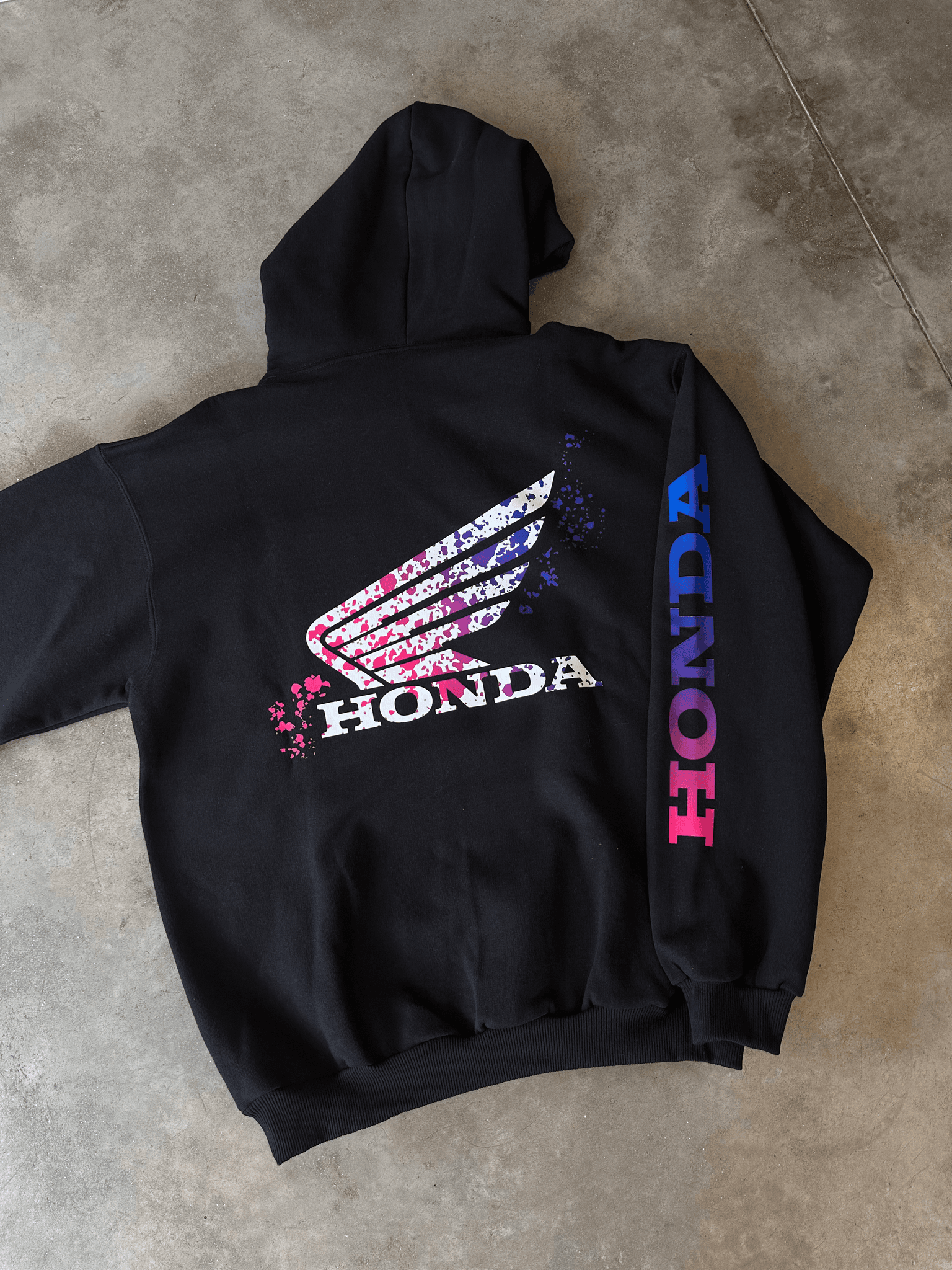 Honda Salpicado Rosa Violeta